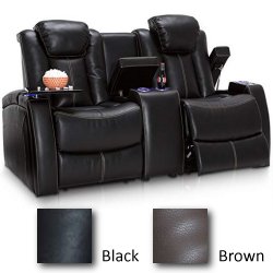 Omega Leather Gel Home Theater Seating